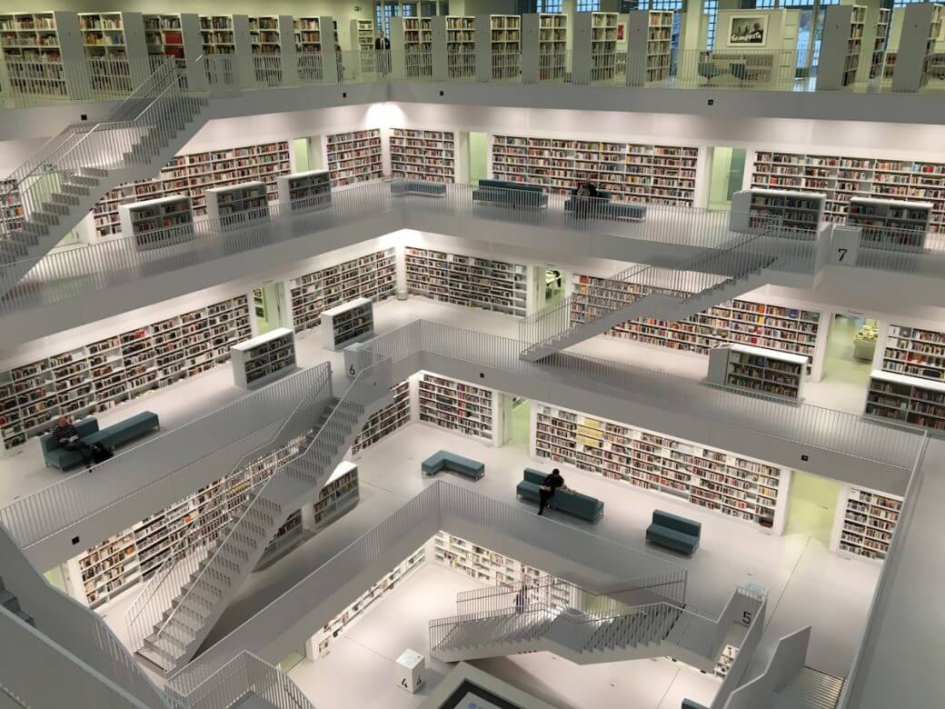 library-white