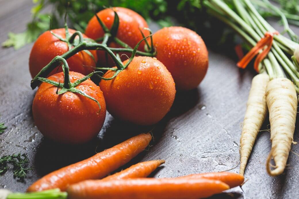 Canva - Tomatoes, Carrots And Radish On The Top Of The Table